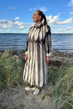 Black crossing mink frakke - Vintage