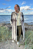 Black crossing mink frakke - Vintage