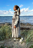 Black crossing mink frakke - Vintage