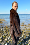 Mahogany swinger mink - Vintage