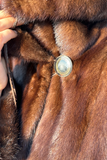 Mahogany swinger mink - Vintage