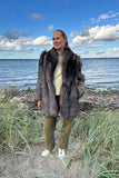 Sølvræv jakke - Vintage
