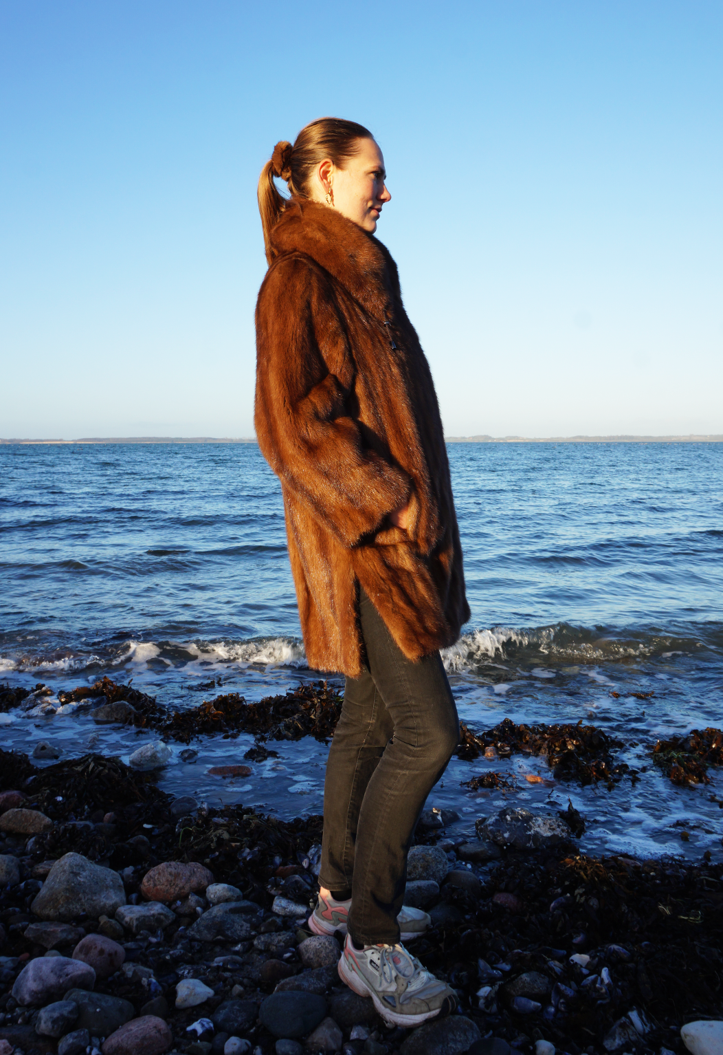 Brun mink pels - Vintage