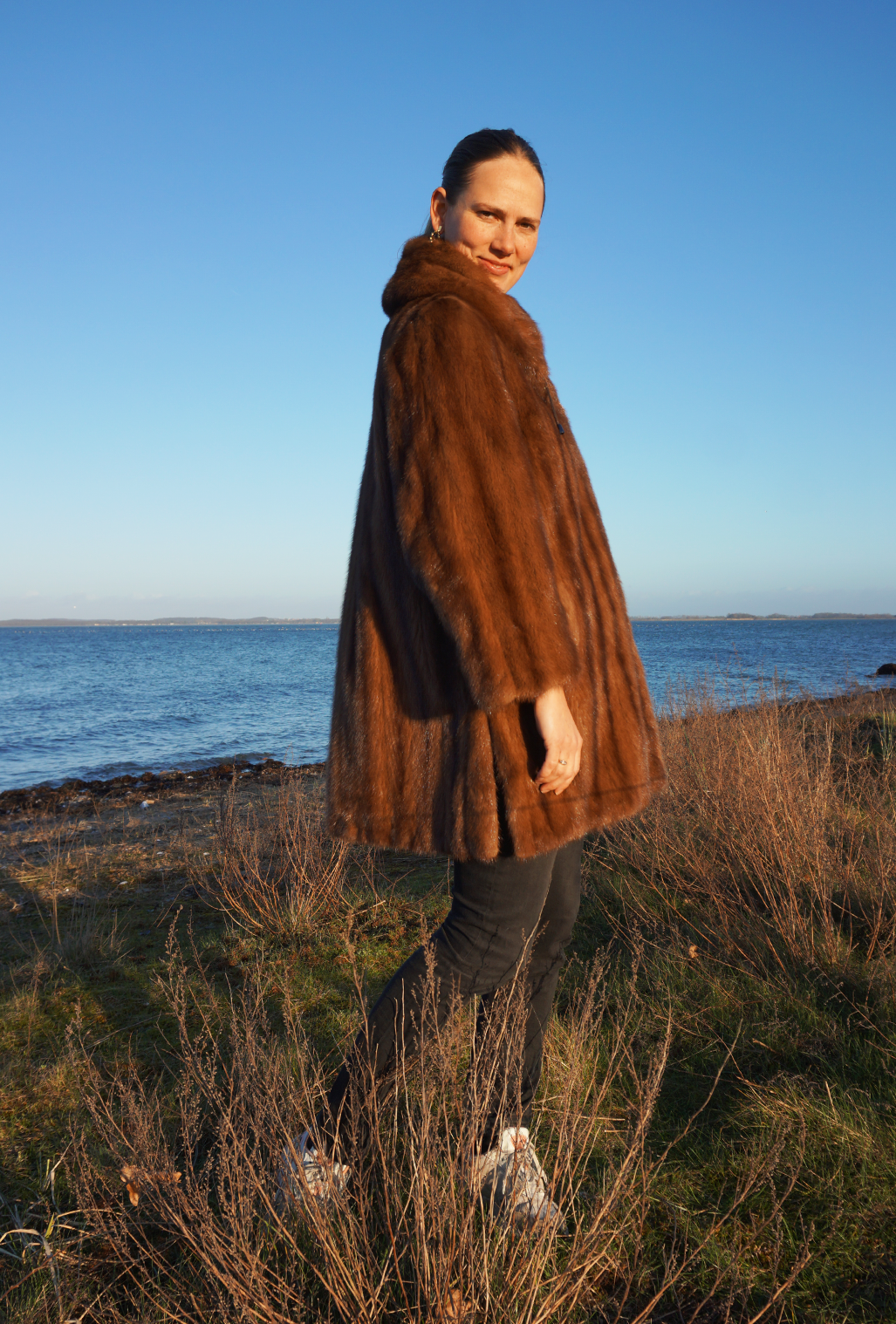 Brun mink pels - Vintage