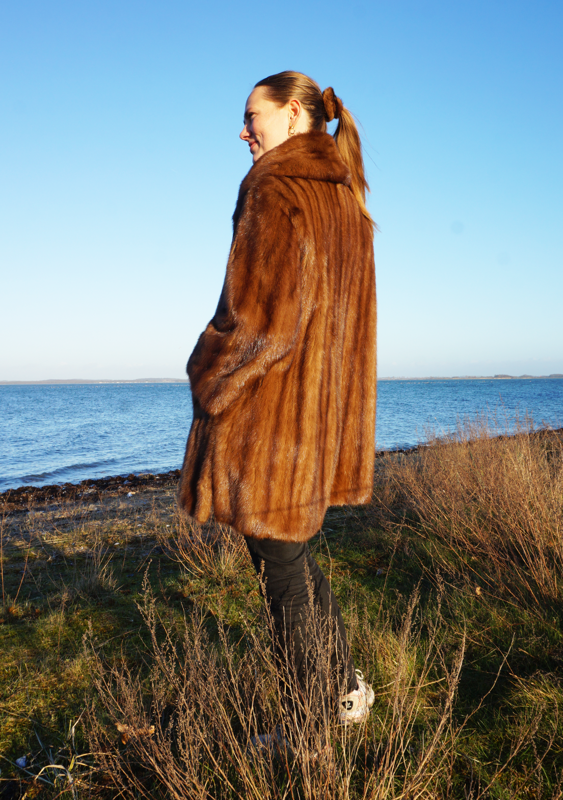 Brun mink pels - Vintage